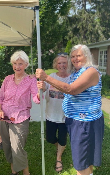 Rosamund, Barb, Kathy