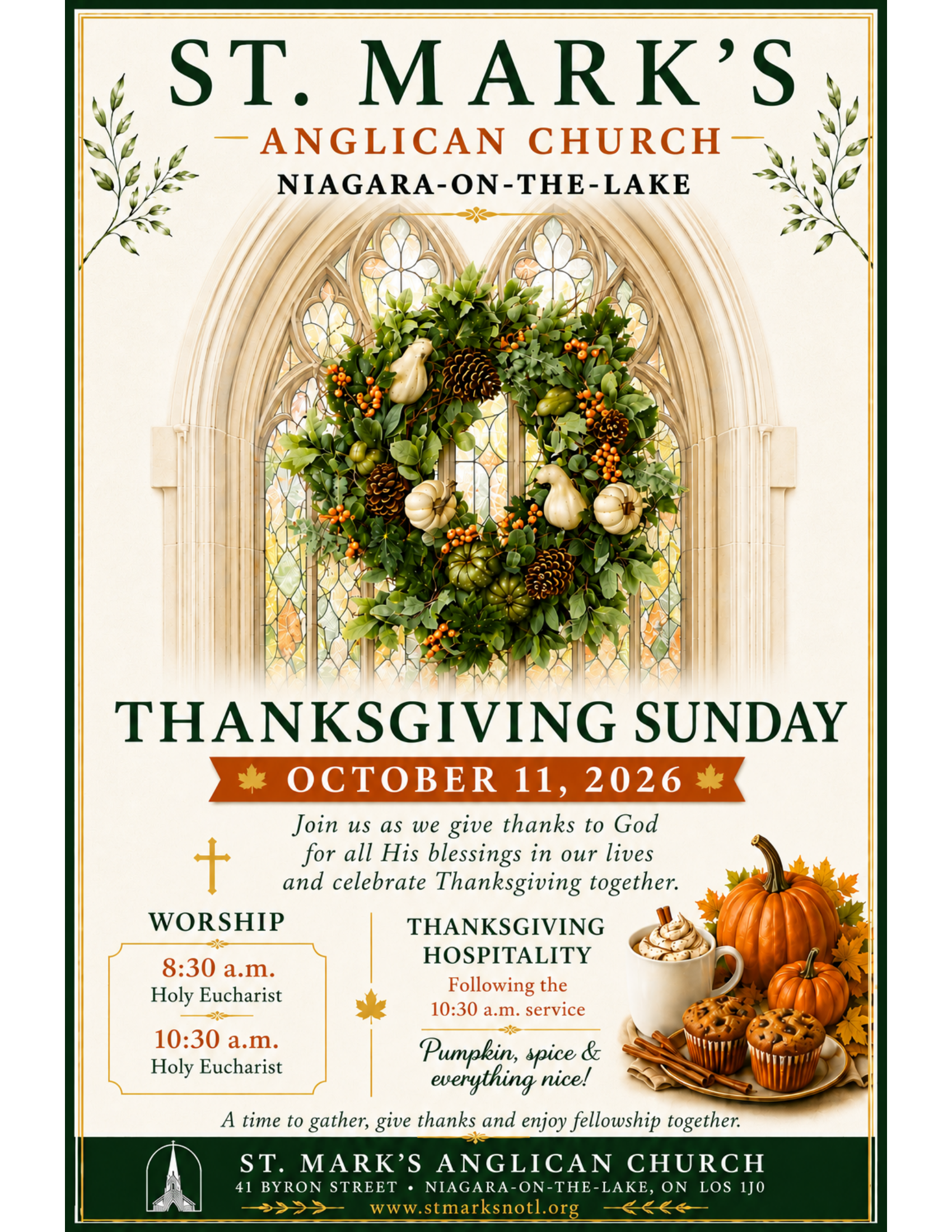 Thanksgiving Sunday 2026