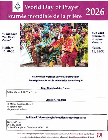 World Day of Prayer 2026